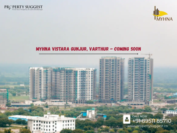 Explore Myhna Vistara a new launch by myhna properties near Gunjur, Varthur. Premium 2 & 3 BHK flats for sale in Gunjur prime location.